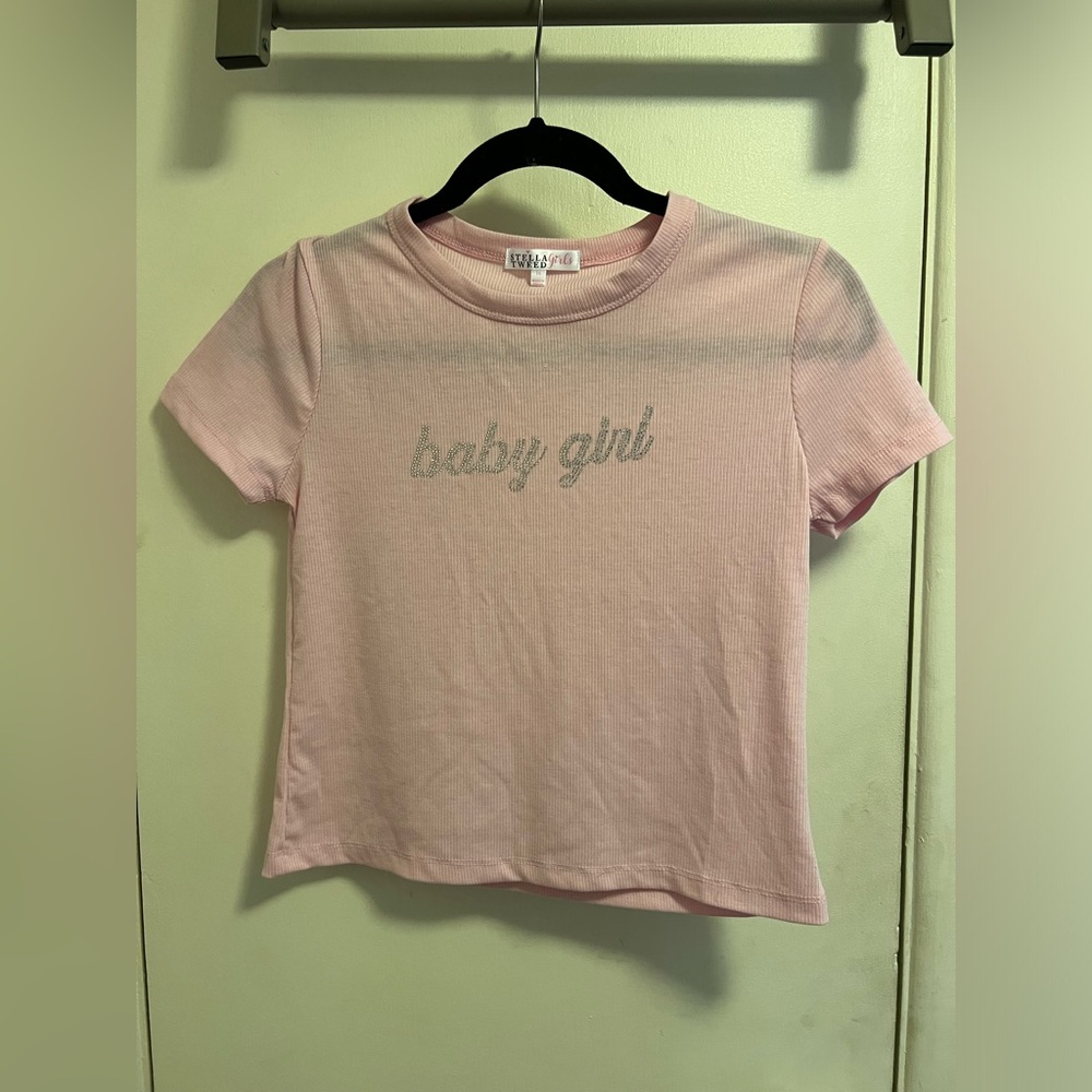 Size 16 pink ‘baby girl’ top
